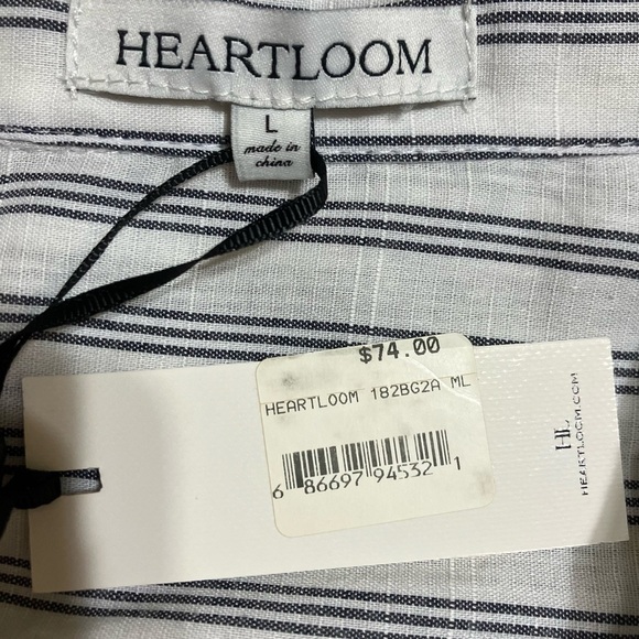 Heartloom Striped Button Down Shirt - Picture 3 of 9